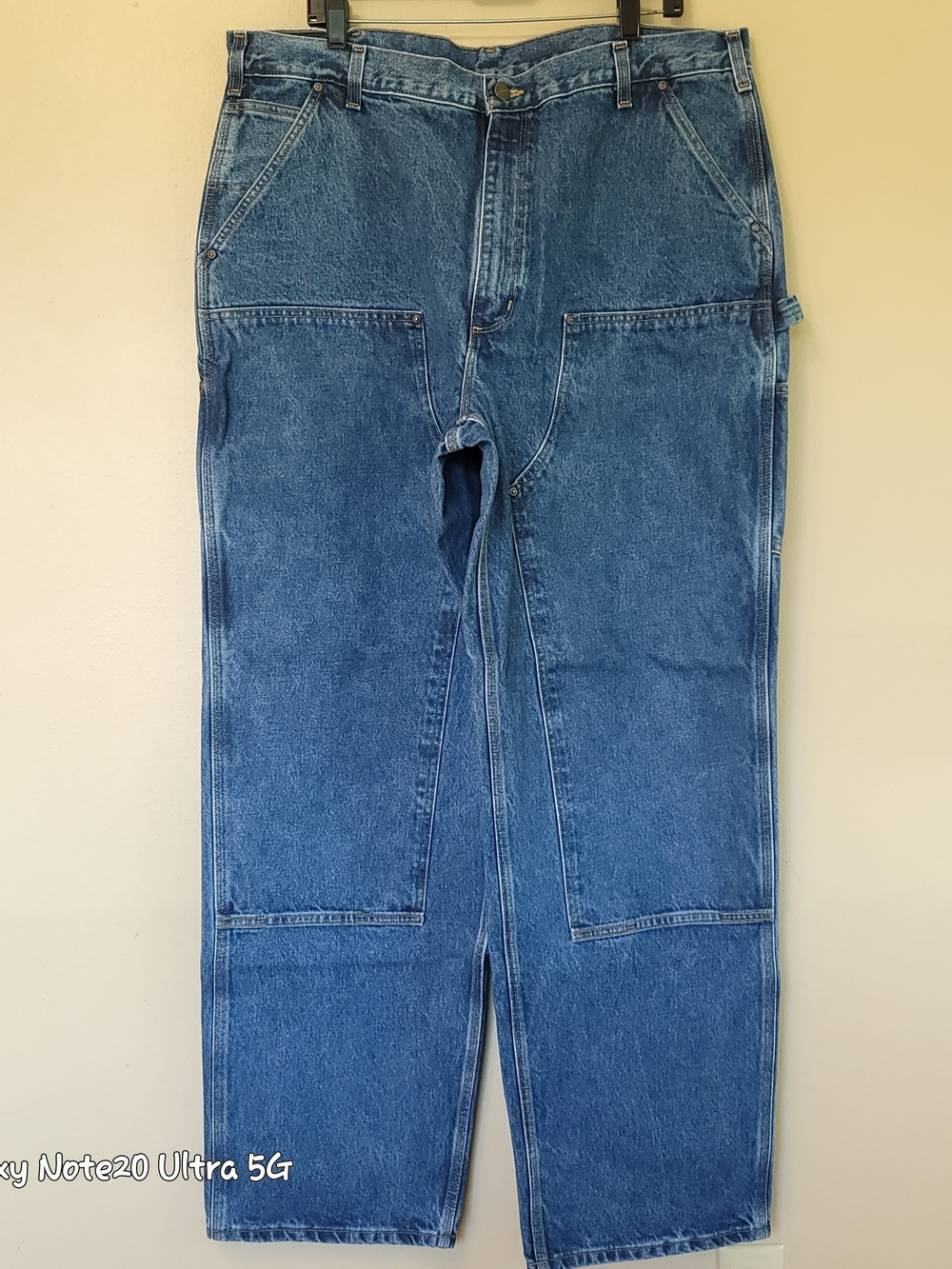 Carhartt B73 DST Double Front Logger Jeans 40x34 Like New Heavyweight